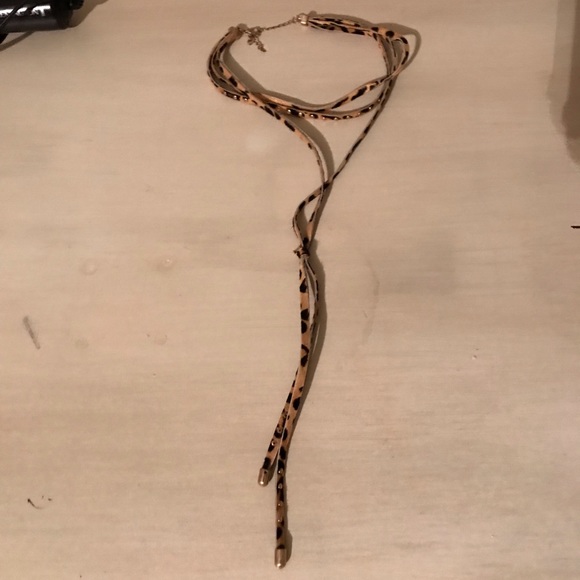 Free People Gigi Studded Choker Lariat Necklace - Picture 6 of 6